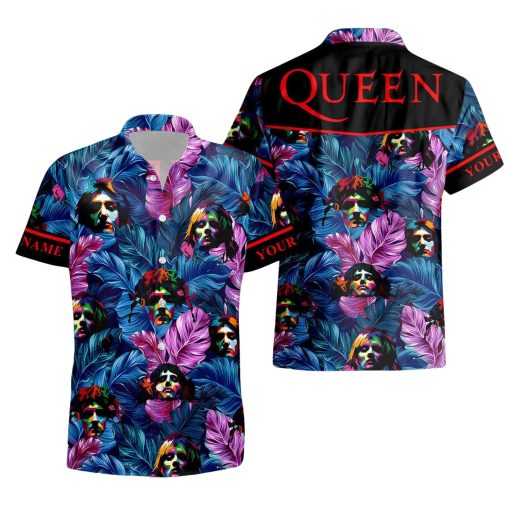 Vibrant Legends Custom Queen Band Hawaiian Shirt