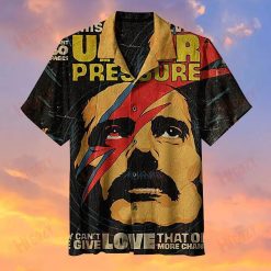 Vintage Queen Band Under Pressure Hawaiian Shirt