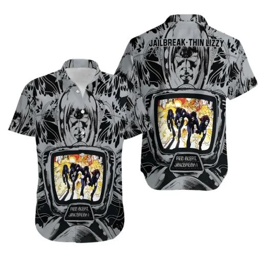 Jailbreak Thin Lizzy Hawaiian Shirt