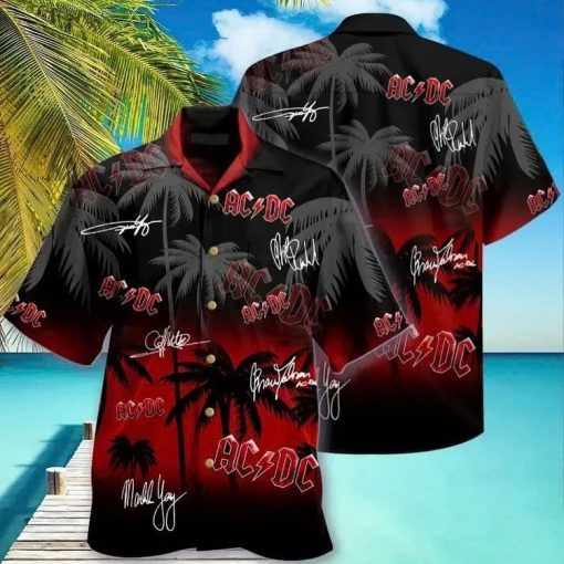 AC/DC Palm Paradise Signature Hawaiian Shirt