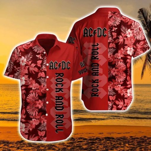 AC/DC Red Rock and Roll Hawaiian Shirt