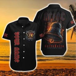 Personalized AC/DC Hell's Bells Tribute Hawaiian Shirt