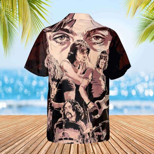 Pink Floyd Classic Band Collage Hawaiian Shirt back