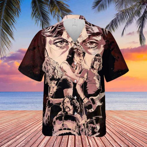 Pink Floyd Classic Band Collage Hawaiian Shirt front