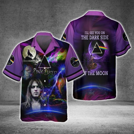 Pink Floyd Dark Side Galaxy Hawaiian Shirt