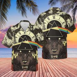 Pink Floyd Dark Side of the Moon Timepiece Hawaiian Shirt