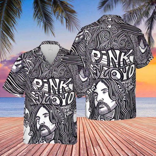 Pink Floyd Psychedelic Portrait Hawaiian Shirt