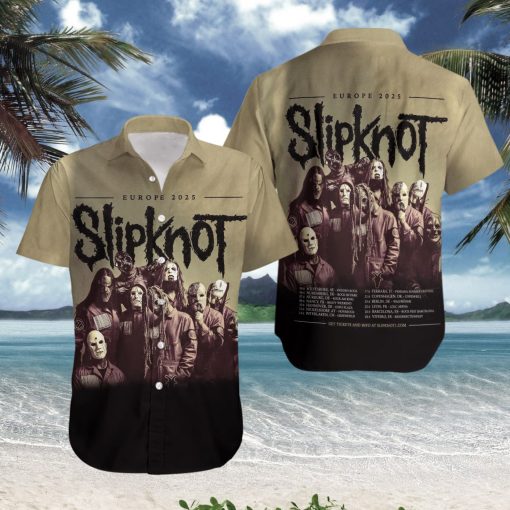 Slipknot Europe Tour 2025 Hawaiian Shirt