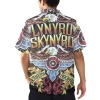 Lynyrd Skynyrd Southern Heatwave Hawaiian Shirt mockup back