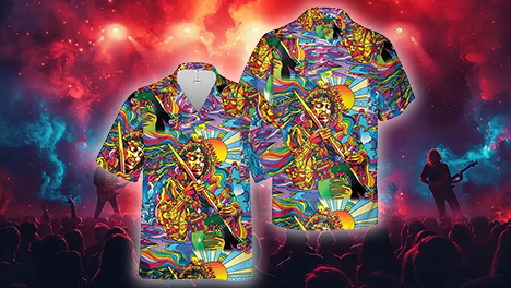 Jimi Hendrix Hawaiian Shirts