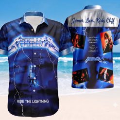 Metallica Ride The Lightning Hawaiian Shirt