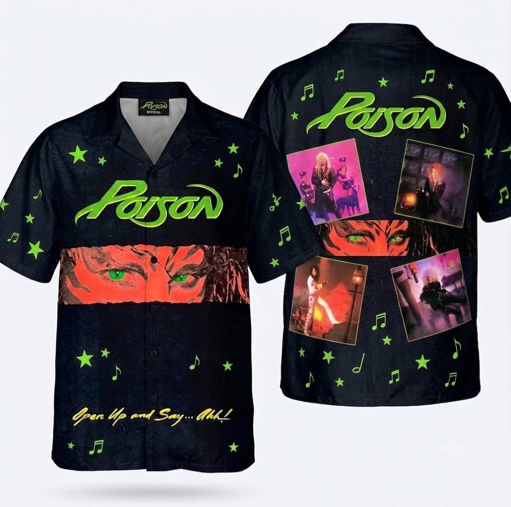 Metallica Poison Open Up and Say Ahh Hawaiian Shirt Metallica Poison Open Up and Say Ahh Hawaiian Shirt